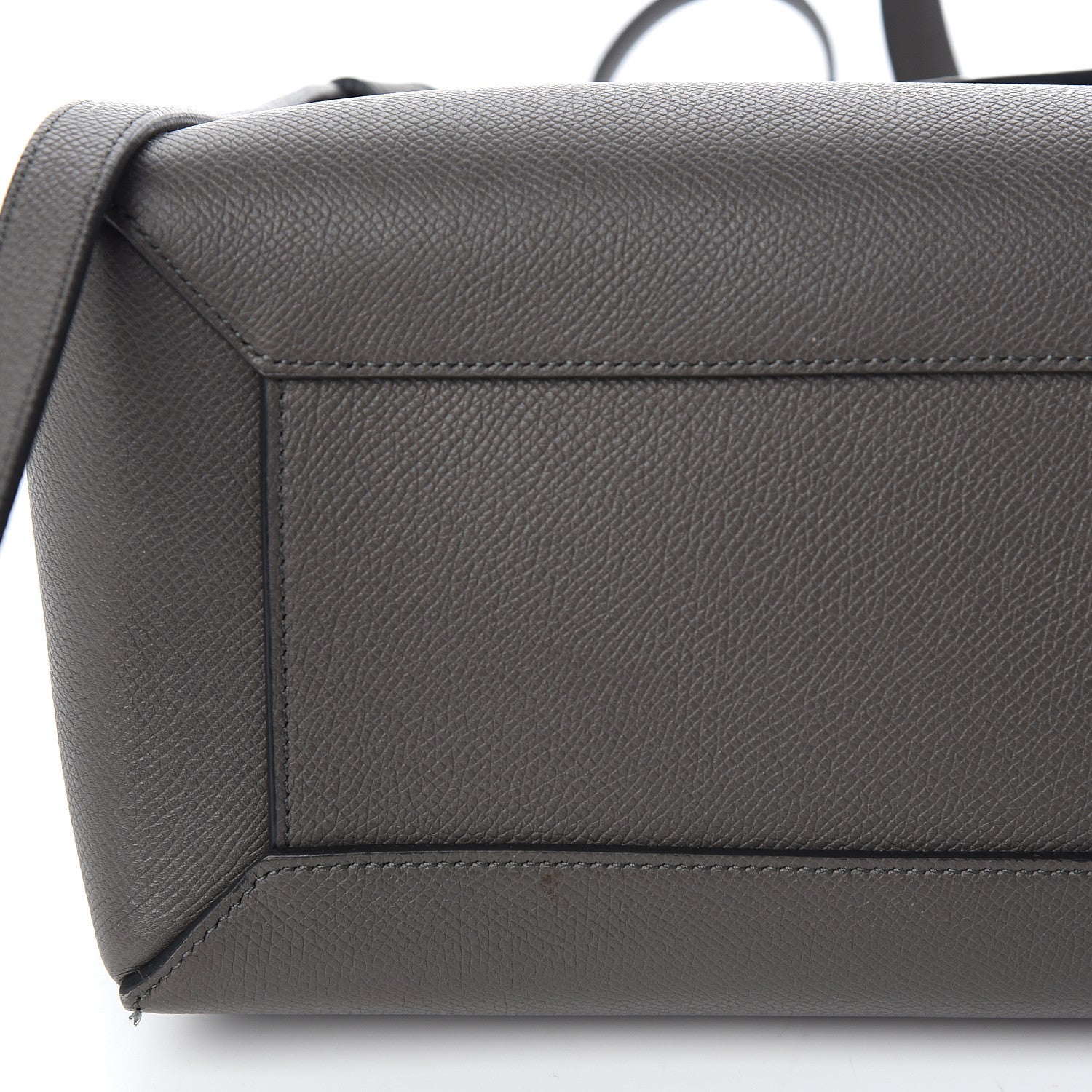 Celine Grained Calfskin Micro Belt Bag Grey 7 of 9