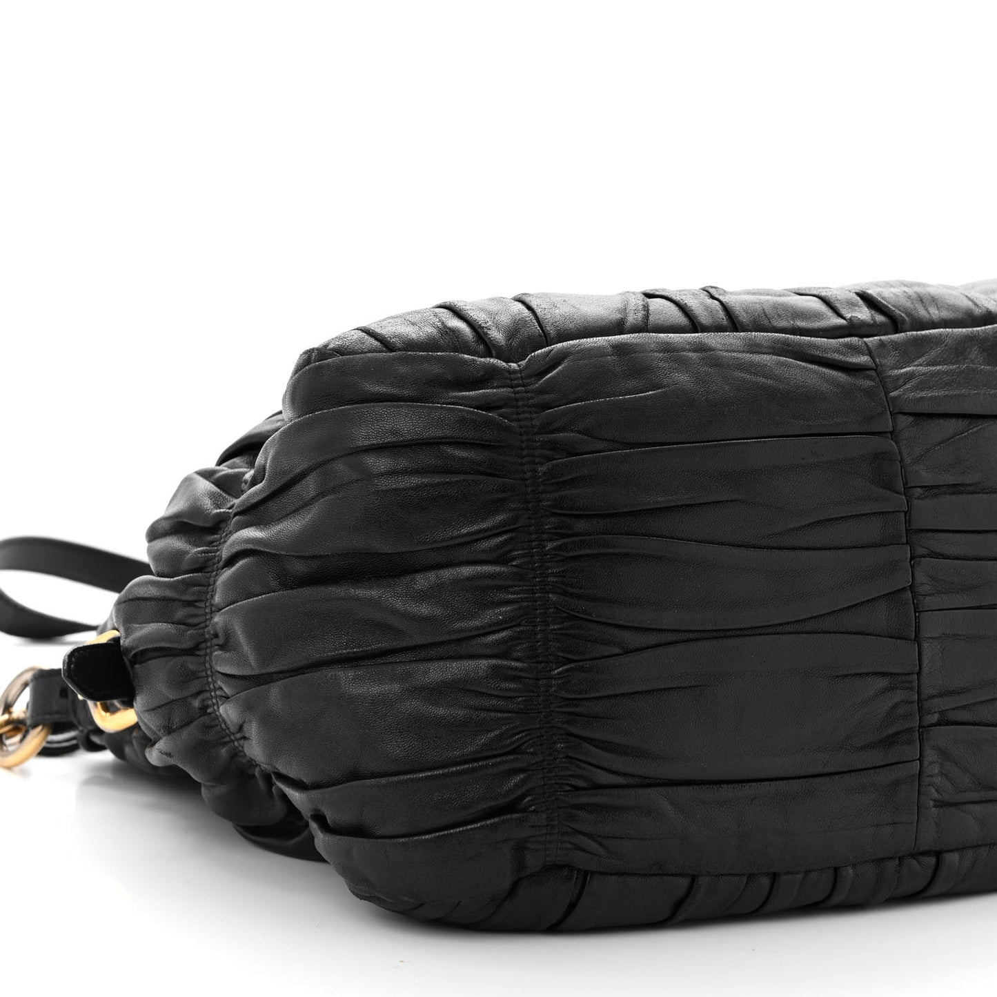 Nappa Gaufre Tote Black