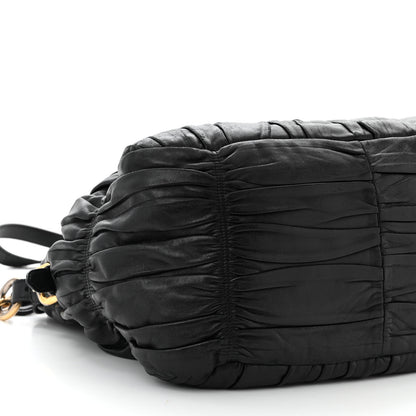 Prada Nappa Gaufre Tote Black 8 of 12