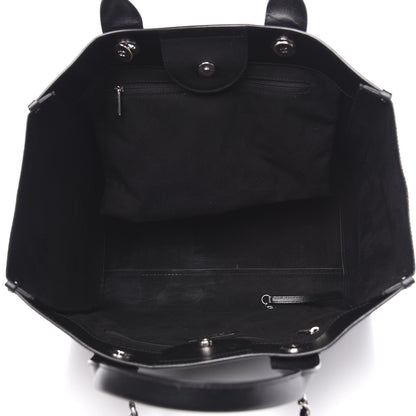 Chanel Caviar Medium Studded Deauville Tote Black 5 of 12