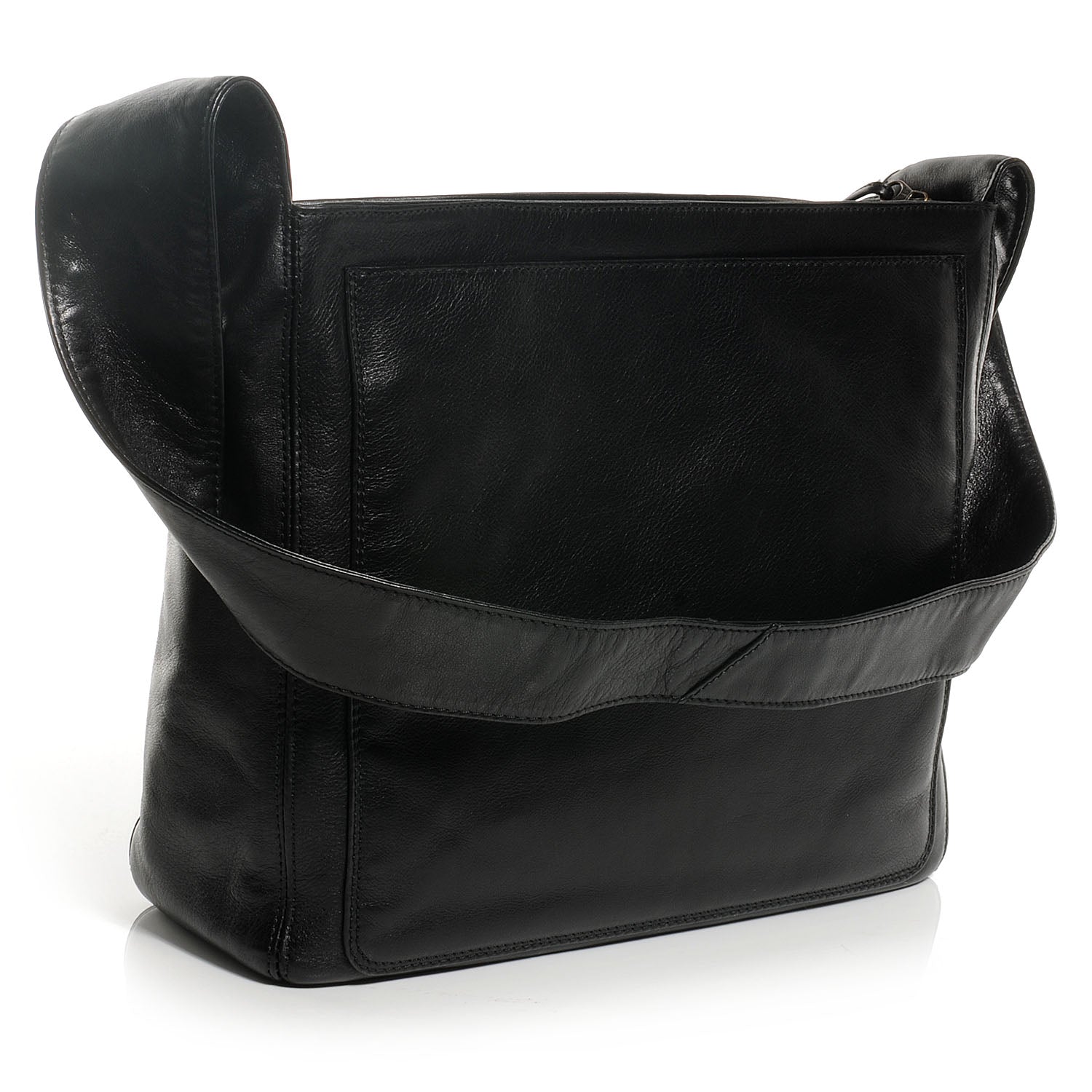 Chanel Lambskin CC Tassel Shoulder Bag Black 3 of 7