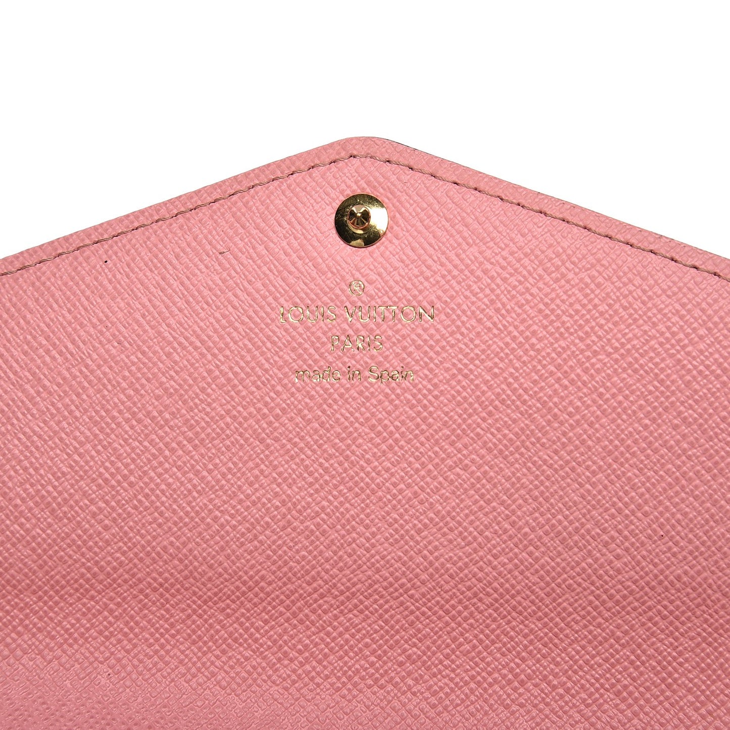 Monogram Jungle Dots Sarah Wallet Sugar Pink Poppy