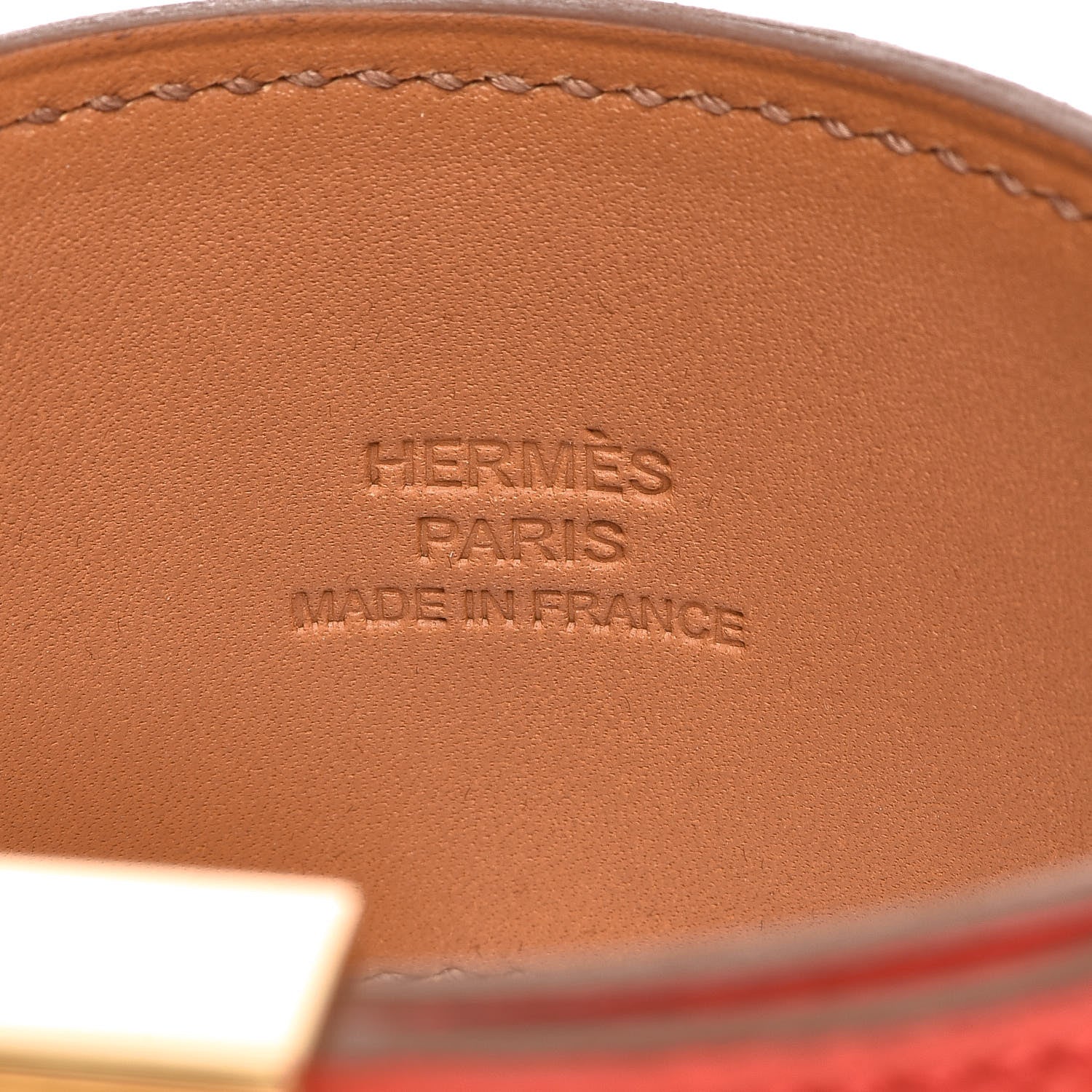 Hermes Epsom Collier de Chien CDC Bracelet L Rose Jaipur 4 of 6