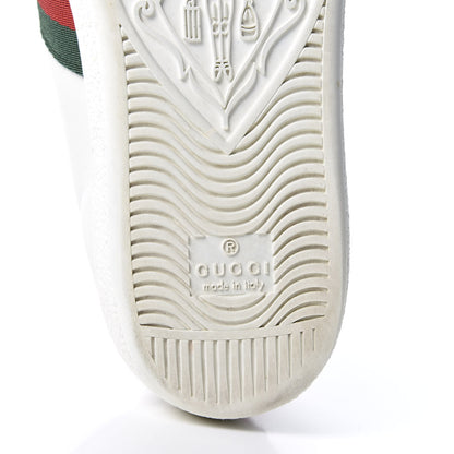 Gucci Calfskin Web Heart Embroidered Womens Ace Sneakers 37 White 10 of 10