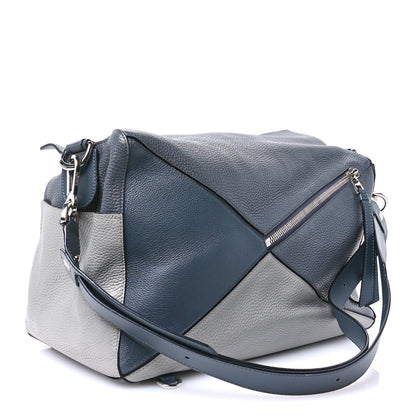 Loewe Calfskin Large Puzzle Bag Grey 3 of 12