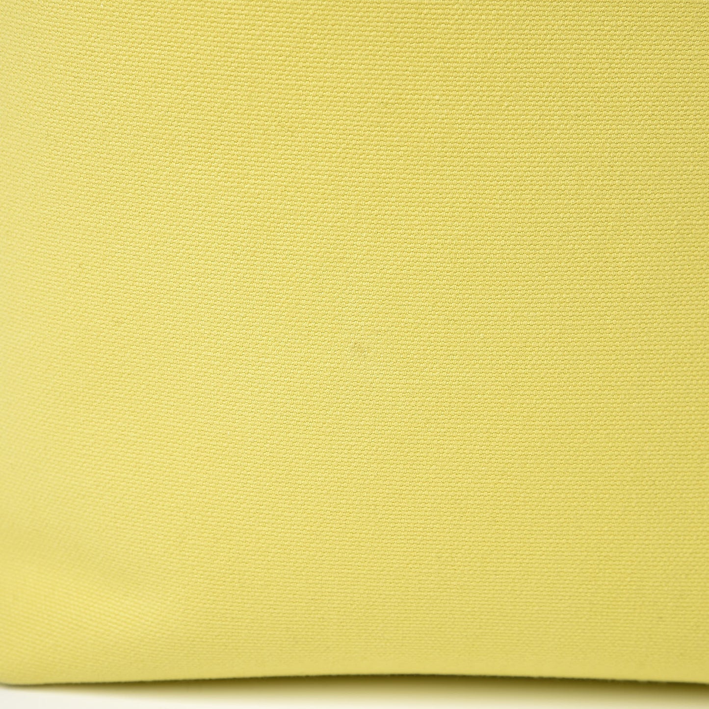 Canvas Small Twisted Cabas Yellow Natural