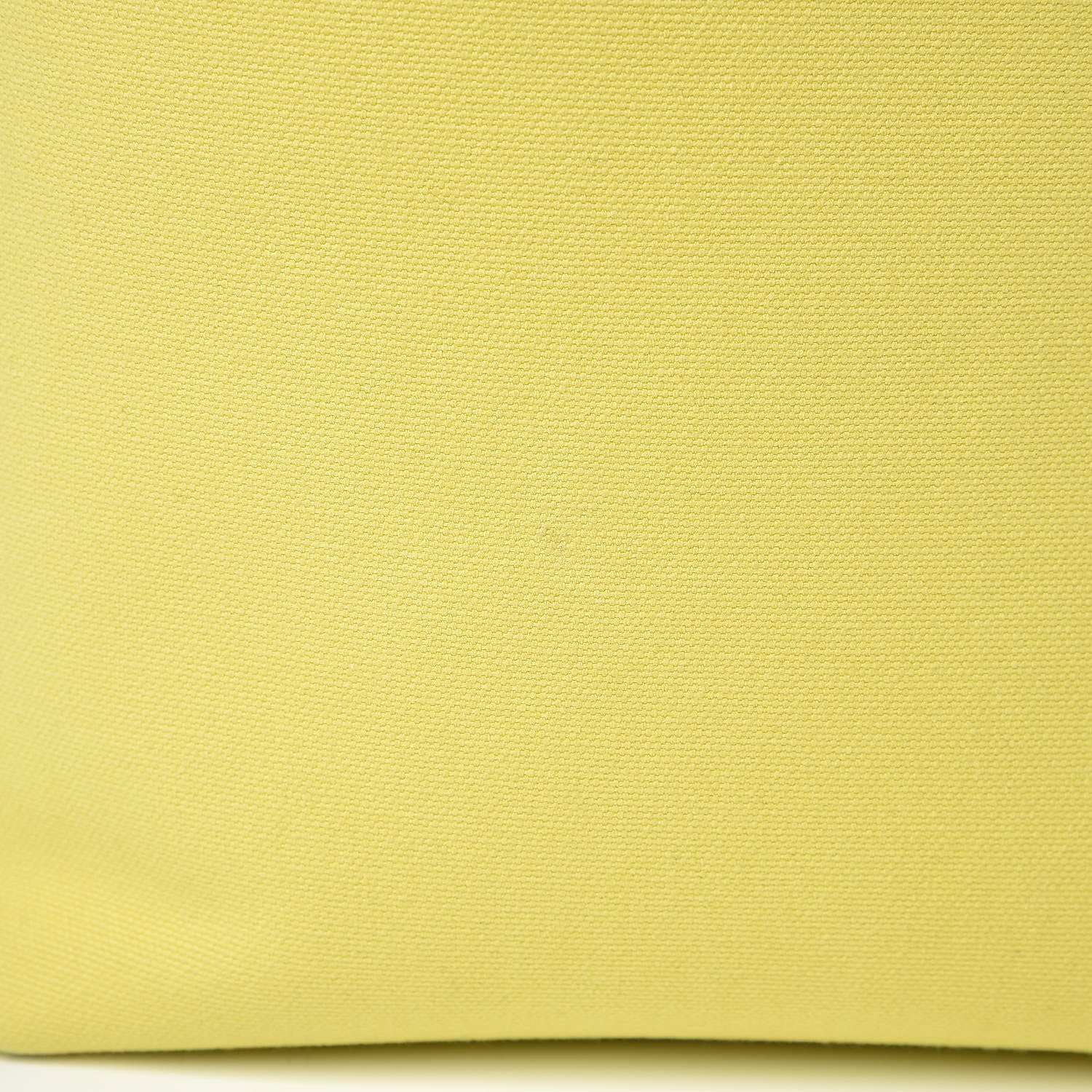 Celine Canvas Small Twisted Cabas Yellow Natural 12 of 12