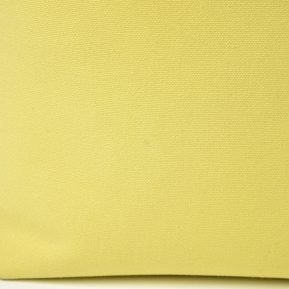 Celine Canvas Small Twisted Cabas Yellow Natural 12 of 12