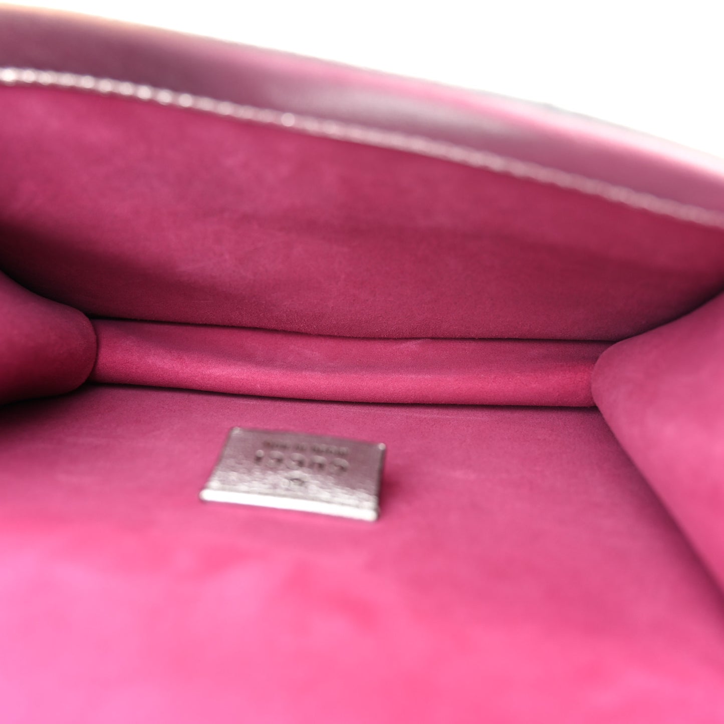 Metallic Calfskin Crystal Mini Dionysus Shoulder Bag Silver