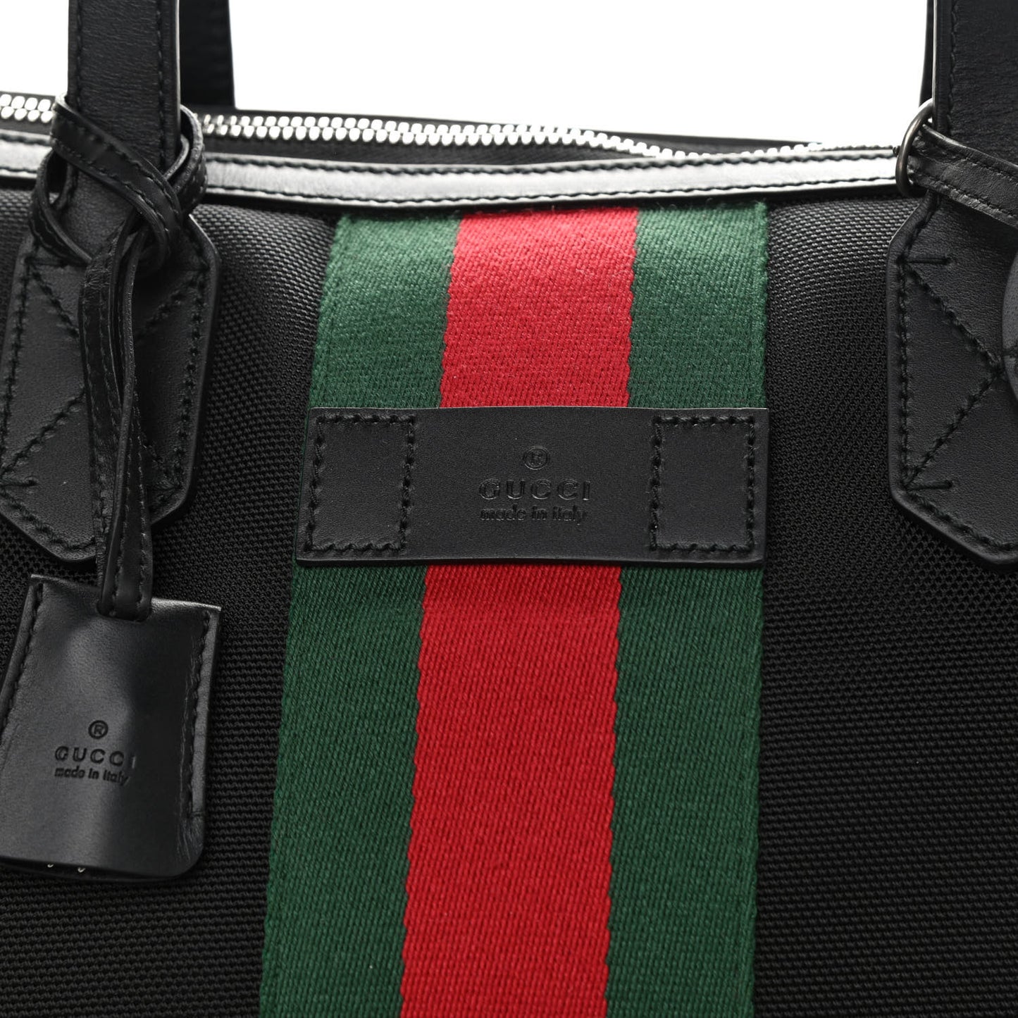 Techno Canvas Web Duffle Black