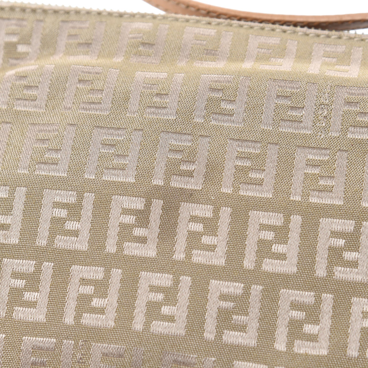 Fendi Zucchino Pochette Beige Naturale 9 of 11