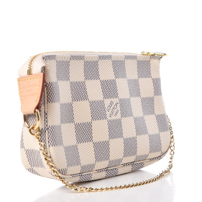 Louis Vuitton Damier Azur Mini Pochette Accessories 3 of 7