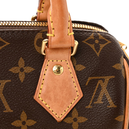 Louis Vuitton Monogram Speedy Bandouliere 20 Beige 11 of 12