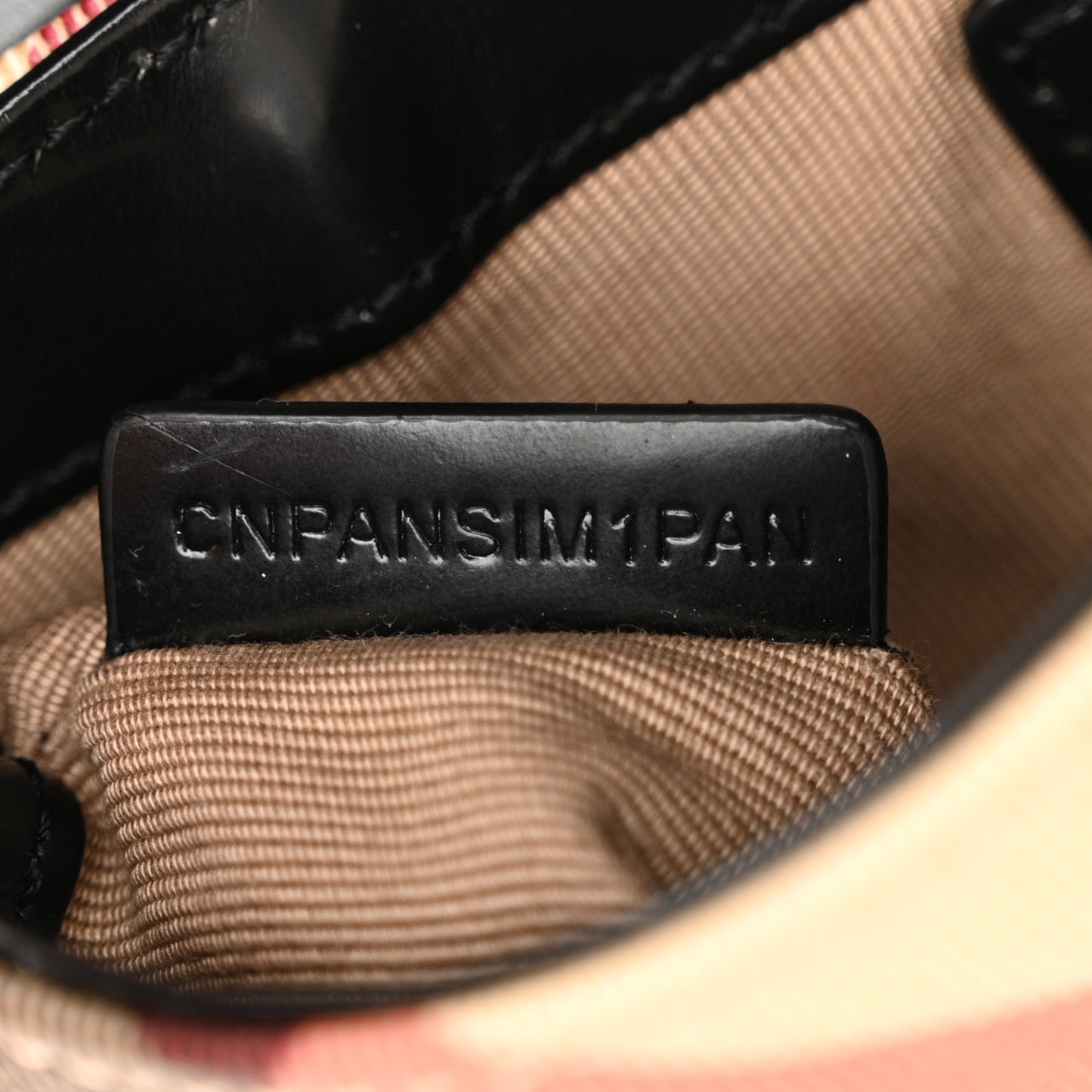 Nova Check Patent Calfskin Flap Shoulder Bag Black