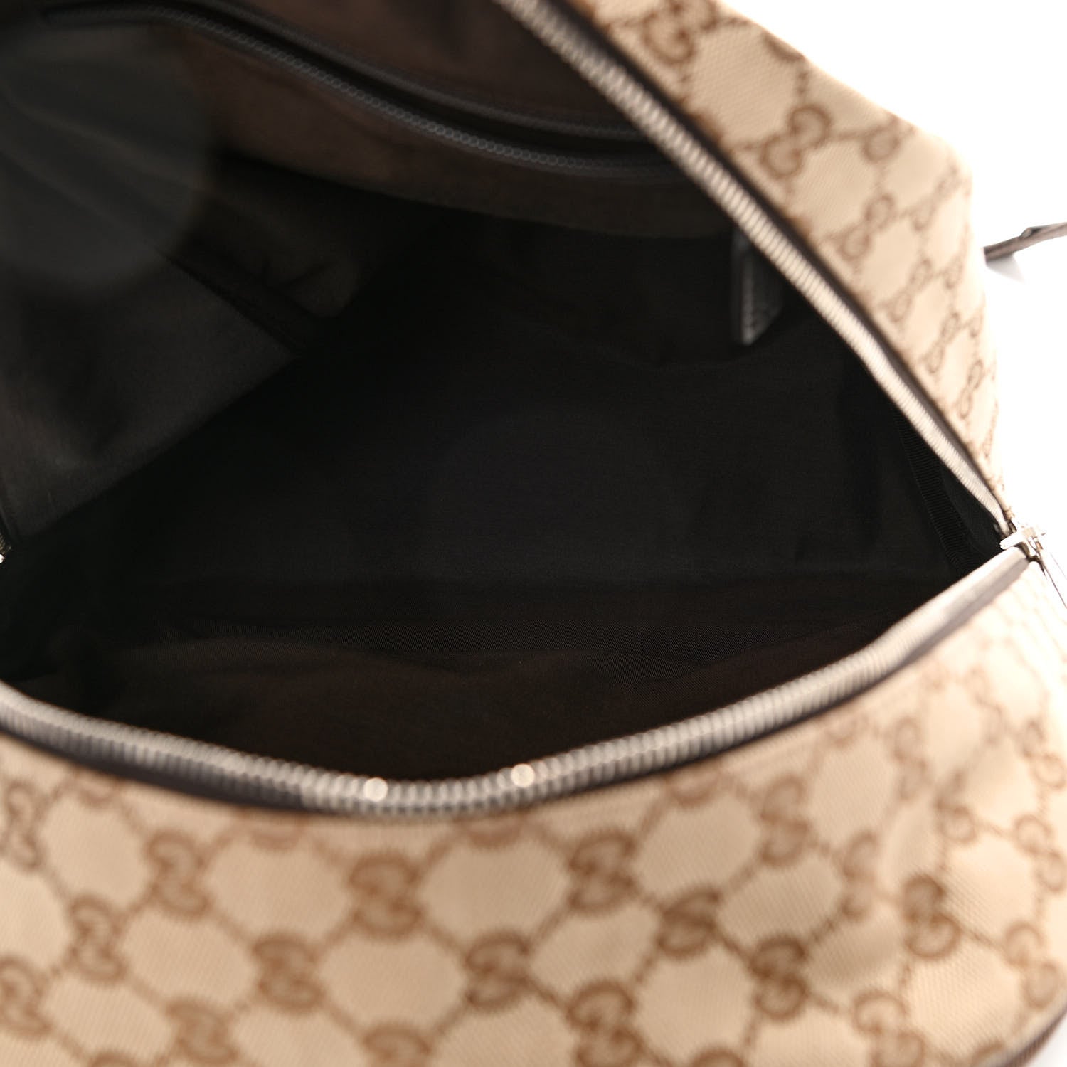 Gucci Monogram Travel Backpack Dark Brown 5 of 10