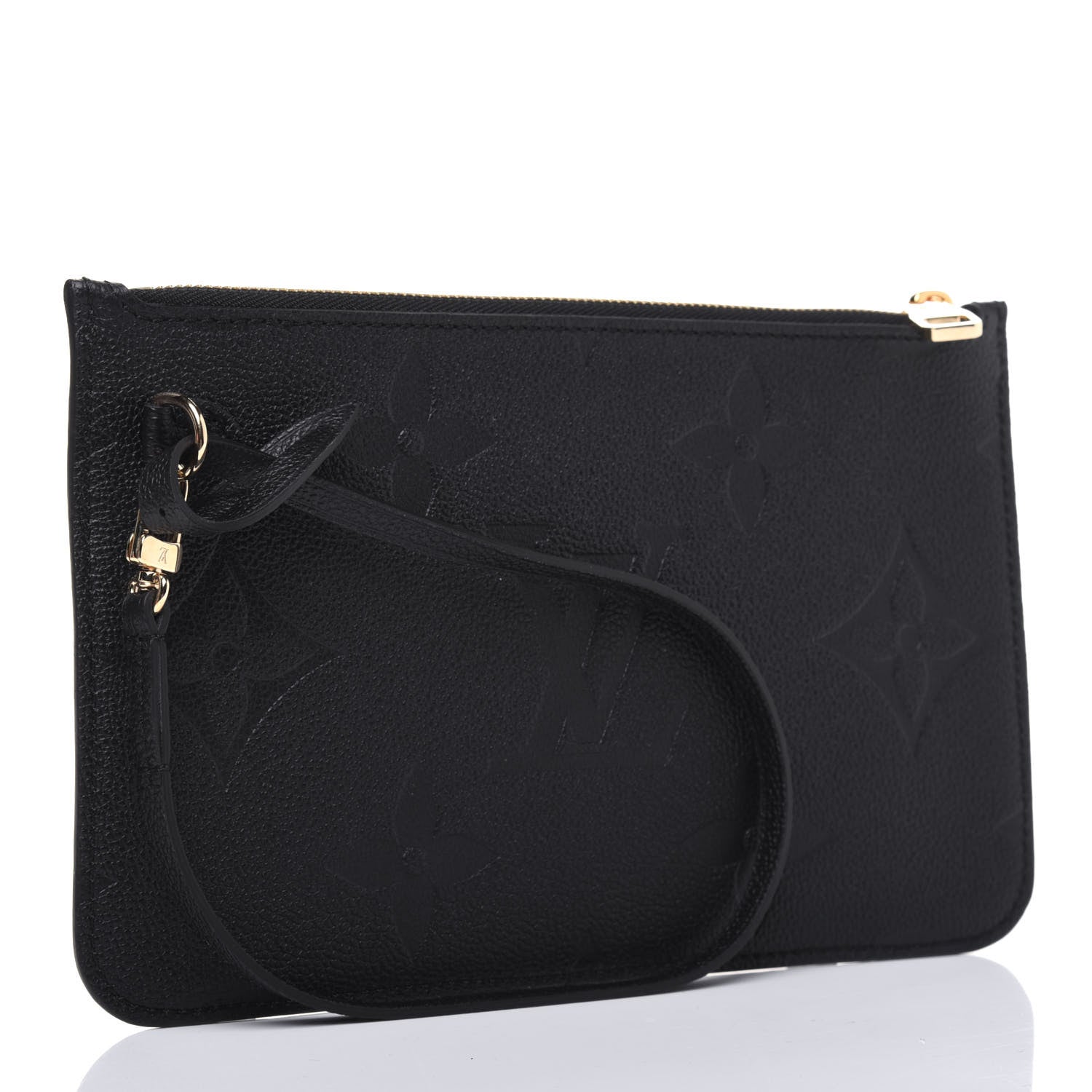 Louis Vuitton Empreinte Monogram Giant Neverfull MM Pochette Black 3 of 8
