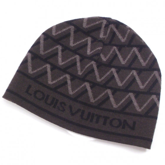 Louis Vuitton LV Architecture Wool Knit Cap Gray 1 of 5