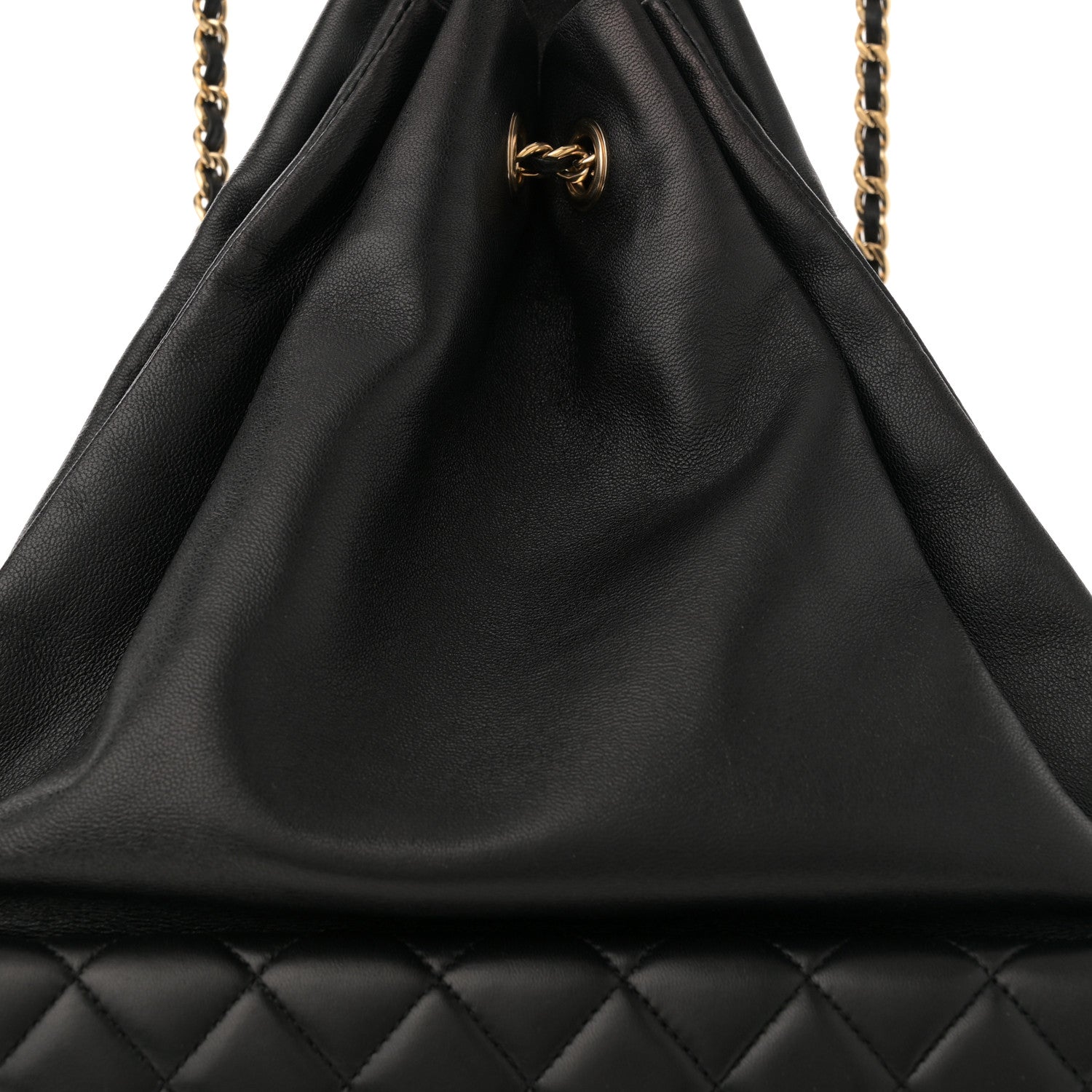 Chanel Lambskin Quilted Large In Seoul Backpack Black 8 of 10