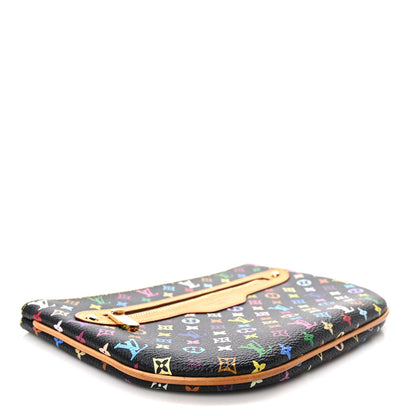 Louis Vuitton Monogram Multicolor Pochette Plate GM Black 4 of 7