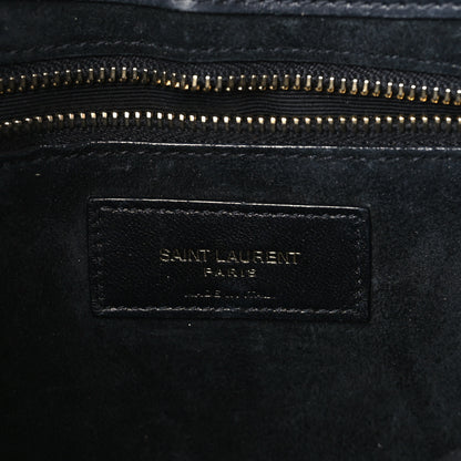 Saint Laurent Smooth Calfskin Le 5 A 7 Hobo Black 6 of 9