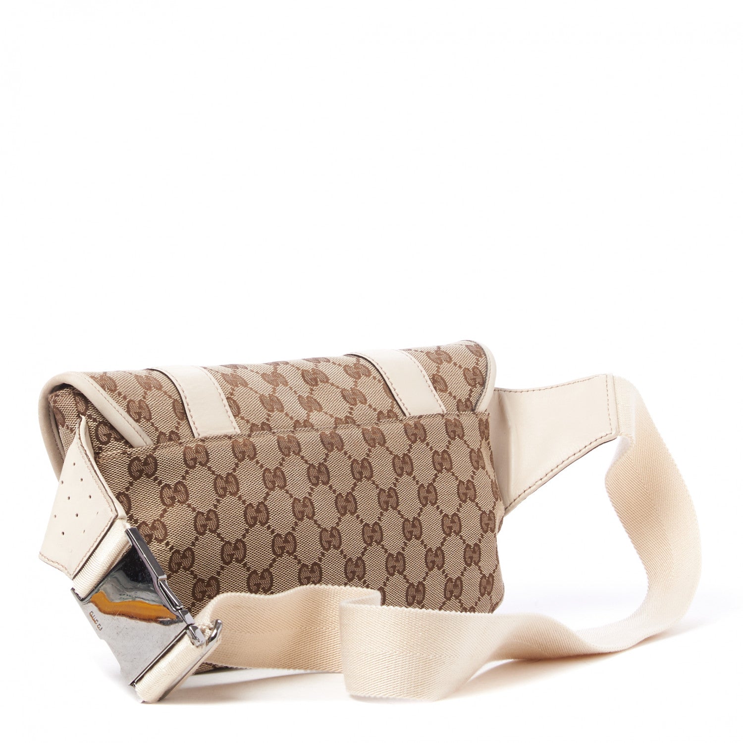 Gucci Monogram Waist Belt Bag Off White 2 of 9