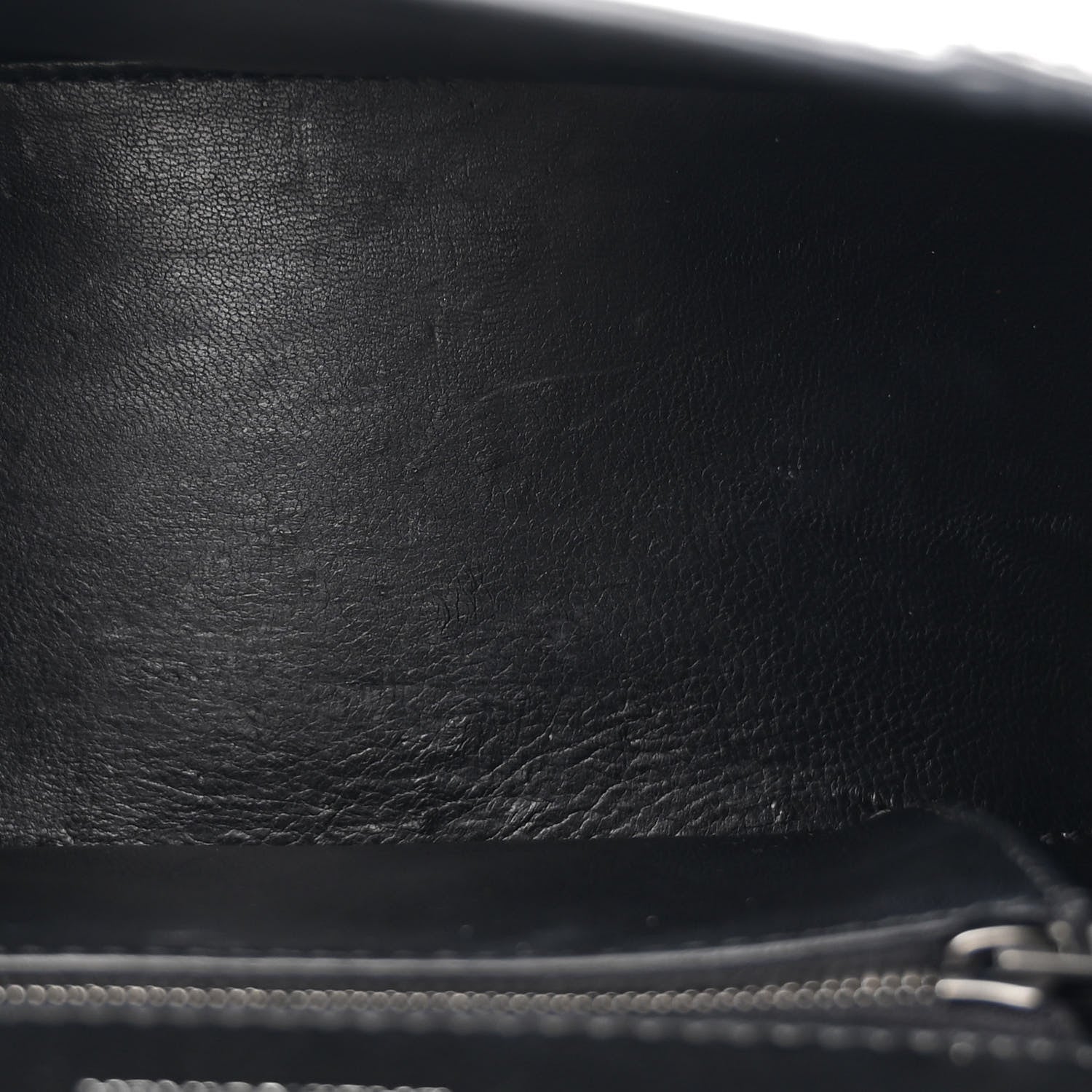 Balenciaga Shiny Calfskin Monochrome Crocodile Embossed Small Hourglass Top Handle Bag Black 5 of 15