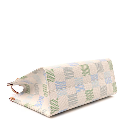 Louis Vuitton Damier Giant Onthego MM Pistachio 3 of 8