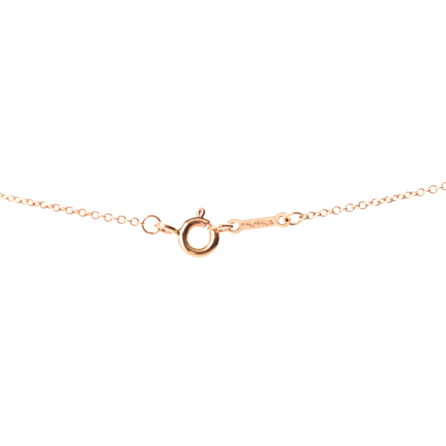 Tiffany 18K Rose Gold Paloma Picasso Graffiti X Pendant Necklace 3 of 6