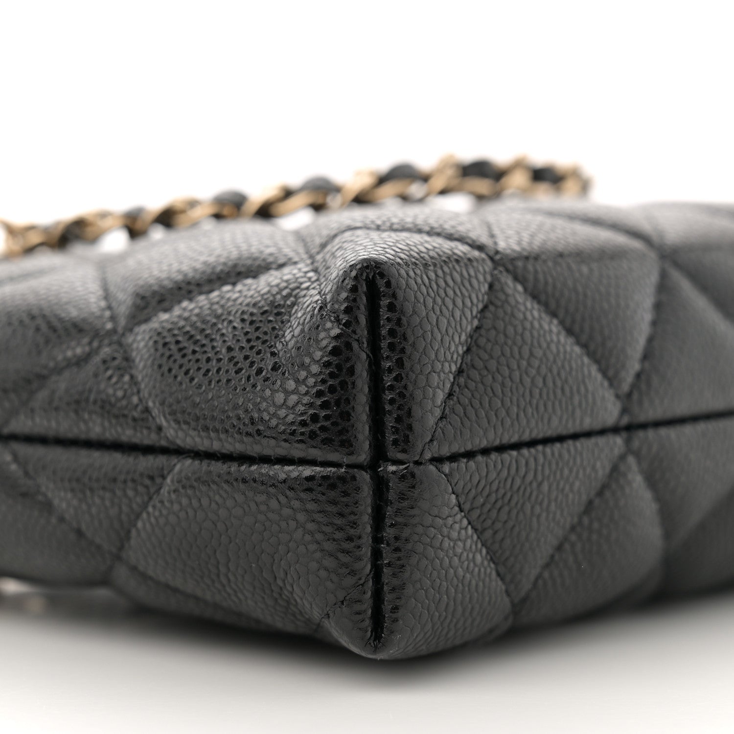 Chanel Caviar Quilted Classic Clutch Tote With Chain Black 9 of 11