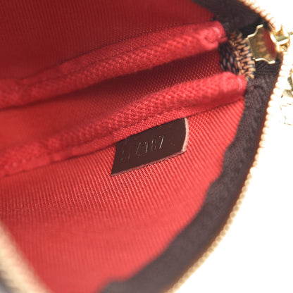 Louis Vuitton Damier Ebene Mini Pochette Accessories 6 of 8