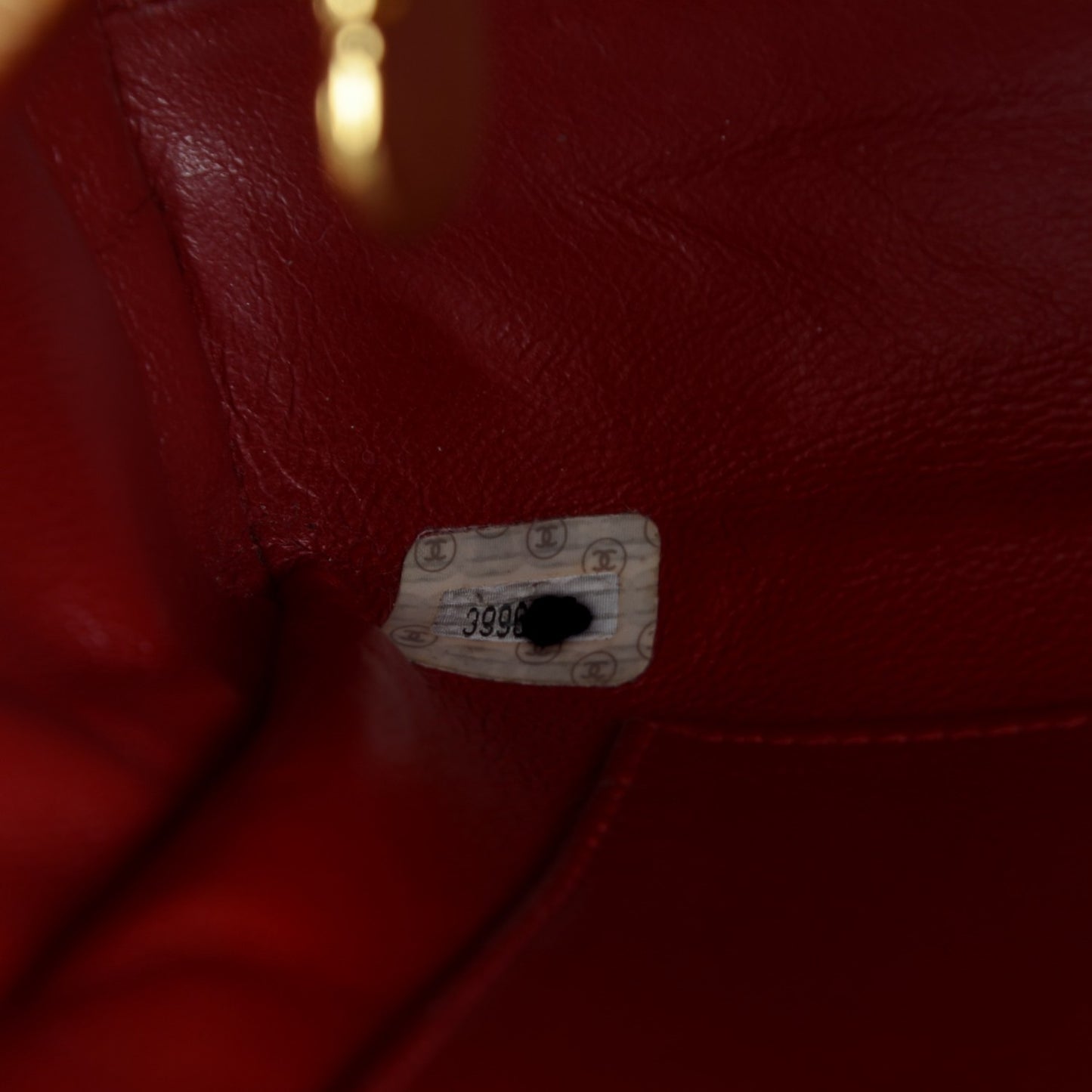 Caviar Quilted Camera Case Red