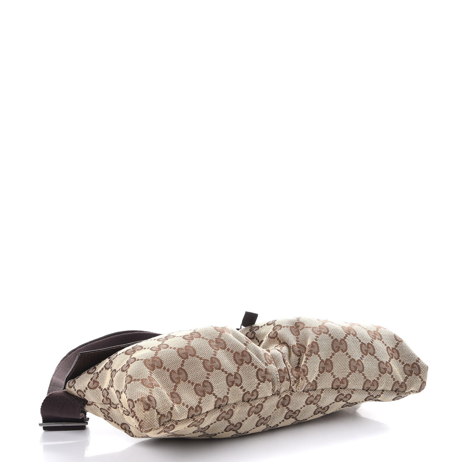 Gucci GG Monogram Double Pocket Belt Bag Dark Brown 4 of 7