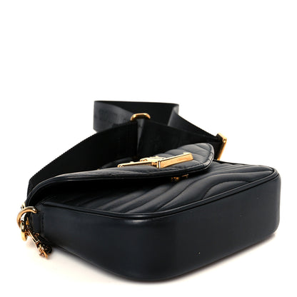 Louis Vuitton Calfskin New Wave Multi Pochette Black 4 of 13