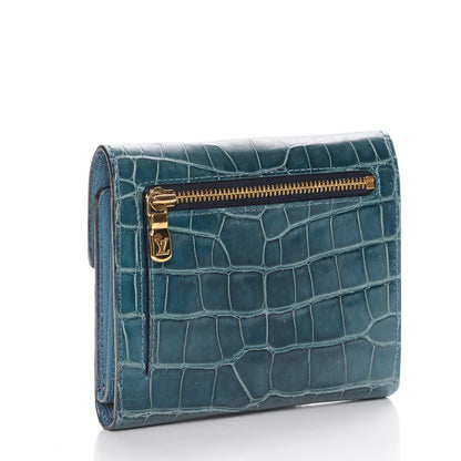 Louis Vuitton Alligator Koala Wallet Blue 3 of 8