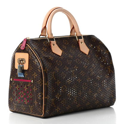 Louis Vuitton Monogram Perforated Speedy 30 Fuchsia 3 of 8