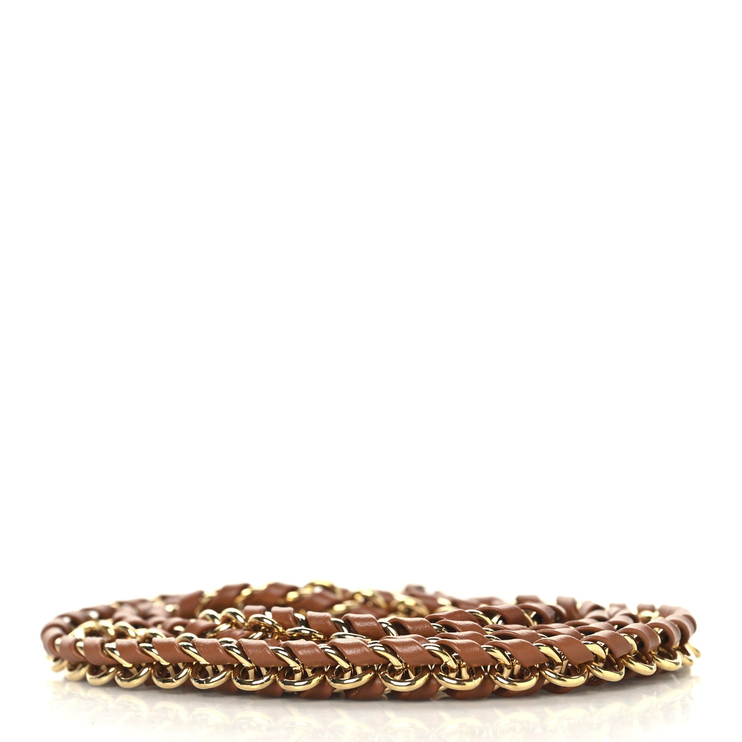 Calfskin Chain Crossbody Strap Magnolia