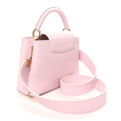 Louis Vuitton Taurillon MiniMe Capucines BB Guimauve Powder White 3 of 9