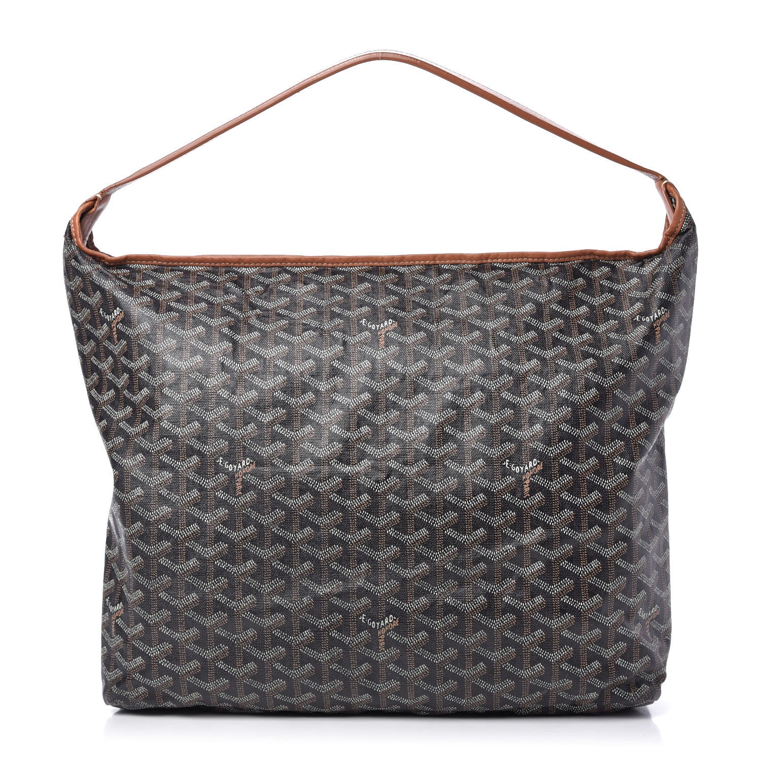Goyard Goyardine Fidji Zip Hobo Black Gold 1 of 8