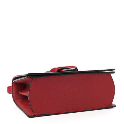 Loewe Grained Calfskin Medium Barcelona Shoulder Bag Scarlet Red 4 of 9