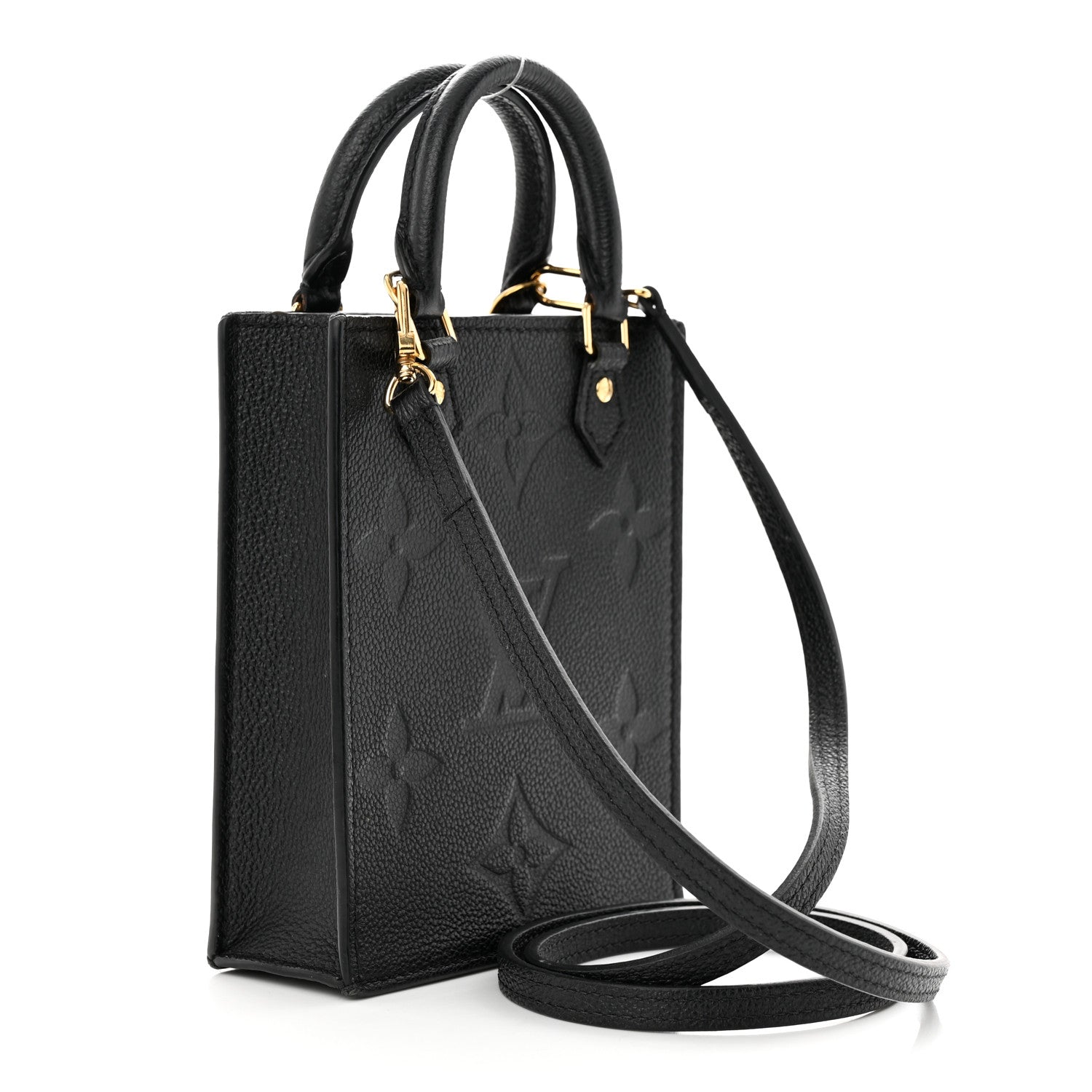 Louis Vuitton Empreinte Monogram Giant Petit Sac Plat Black 3 of 9