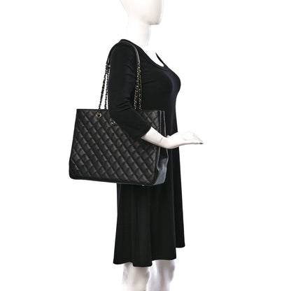 Chanel Caviar Quilted Large Shopping Tote Black 2 of 11