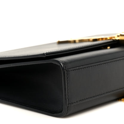 Saint Laurent Smooth Calfskin Medium Classic Monogram Kate Tassel Satchel Black 9 of 11