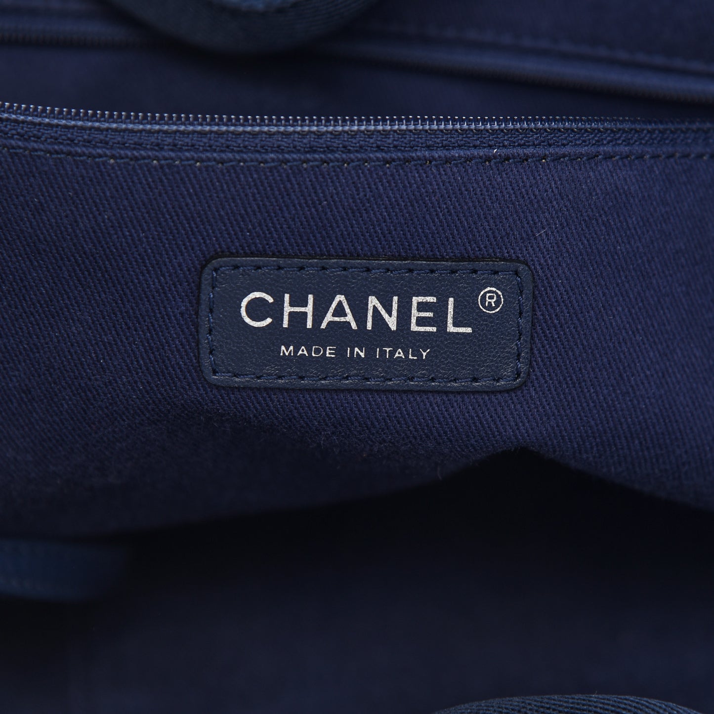 Canvas Medium Deauville Tote Blue