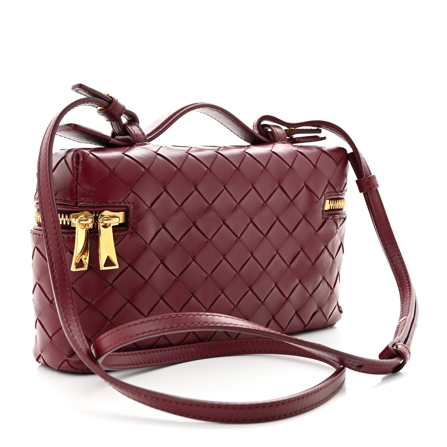 Nappa Intrecciato Bang Bang Vanity Case Barolo