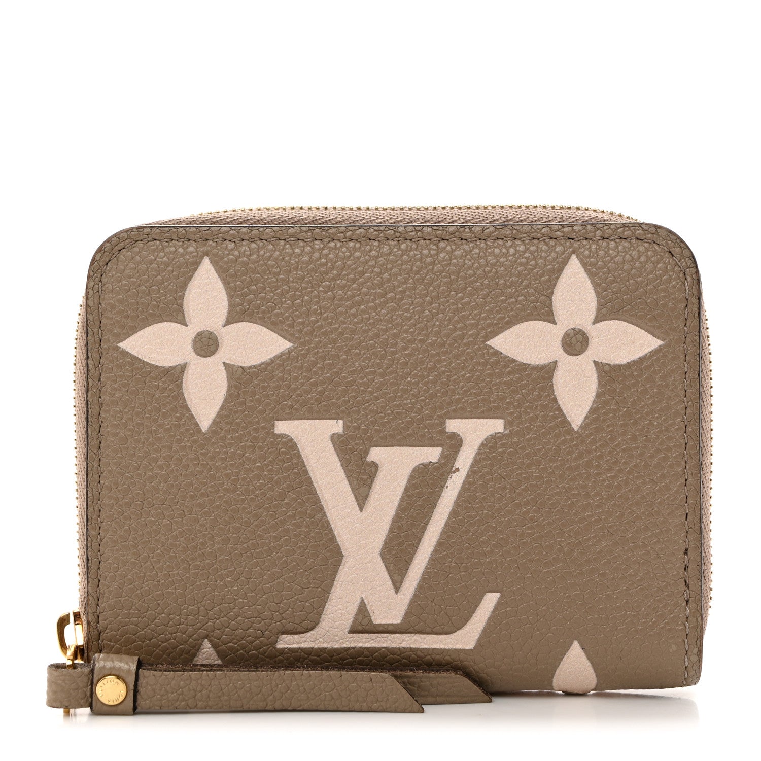 Louis Vuitton Empreinte Monogram Giant Zippy Coin Purse Tourterelle Creme 1 of 7