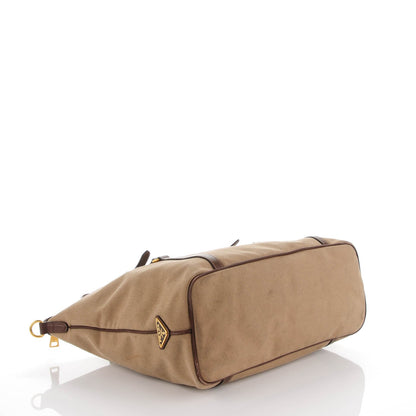 Prada Jacquard Logo Tote Corda Bruciato 4 of 10
