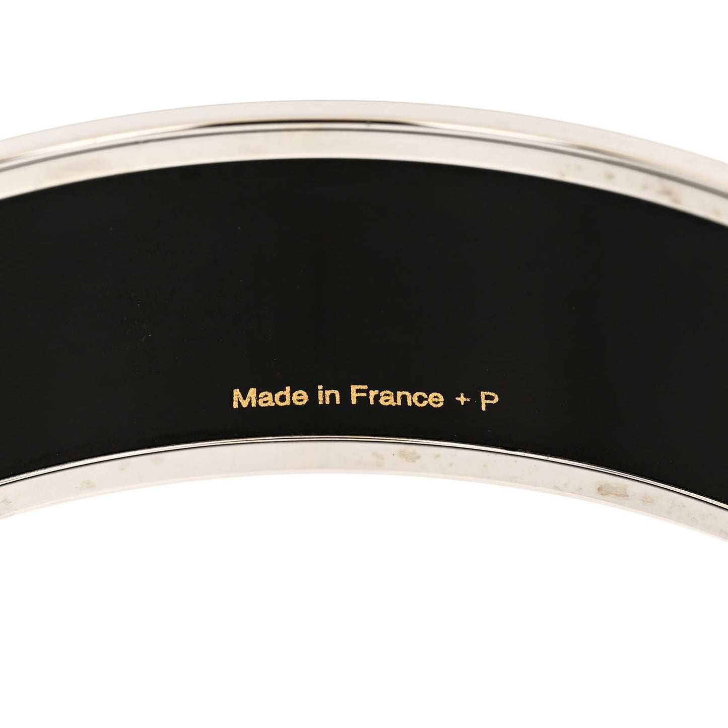 Enamel Wide Caleche Bracelet 70 Lime