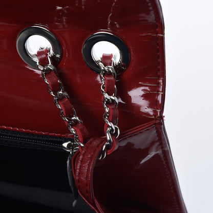 Chanel Vinyl Coco Ming Flap Red 10 of 11