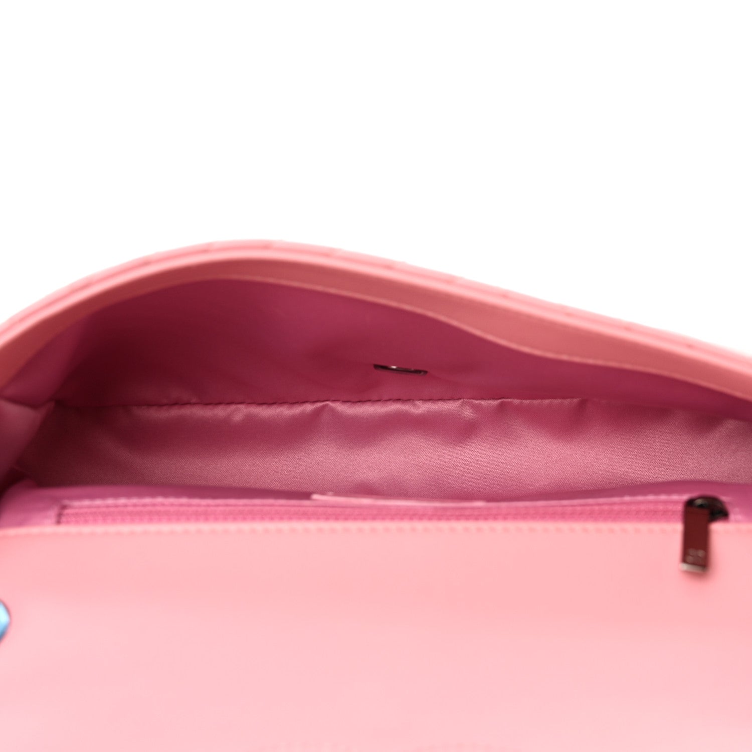 Chanel Lambskin Quilted Medium CC Crossing Flap Pink 5 of 11