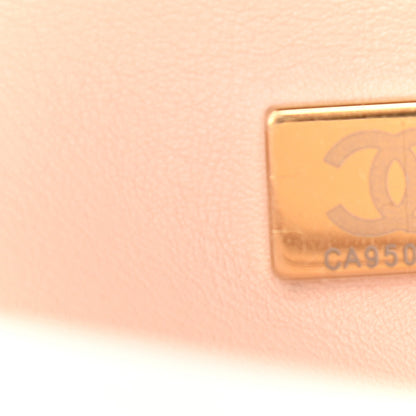 Chanel Lambskin Quilted Mini Rectangular Pearl Crush Flap Light Beige 7 of 9